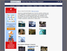Tablet Screenshot of desktopwallpapers.net