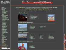 Tablet Screenshot of desktopwallpapers.ca